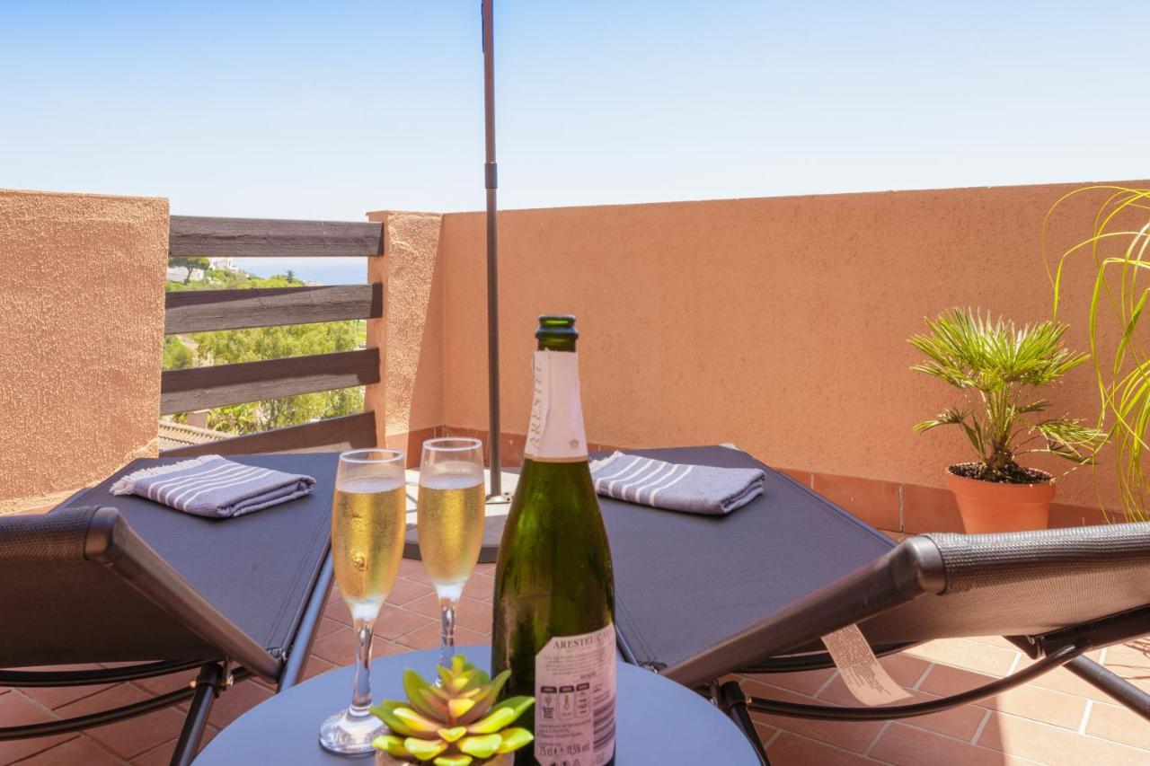 Fresh Penthouse Apartment With Great Sea Views Casares Esterno foto