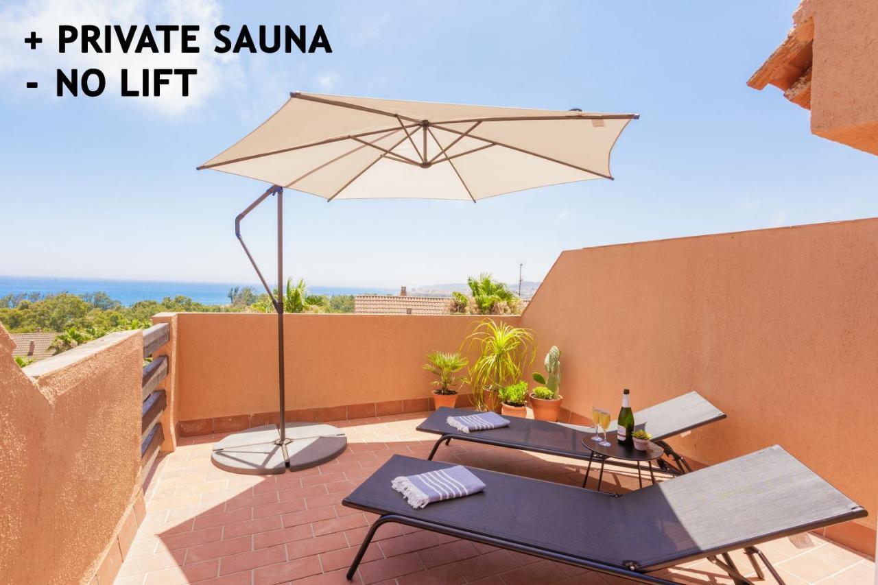 Fresh Penthouse Apartment With Great Sea Views Casares Esterno foto